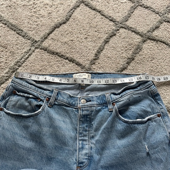 Abercrombie and Fitch jeans 90s baggy low rise high waisted curve love 33 / 16 - Picture 8 of 13